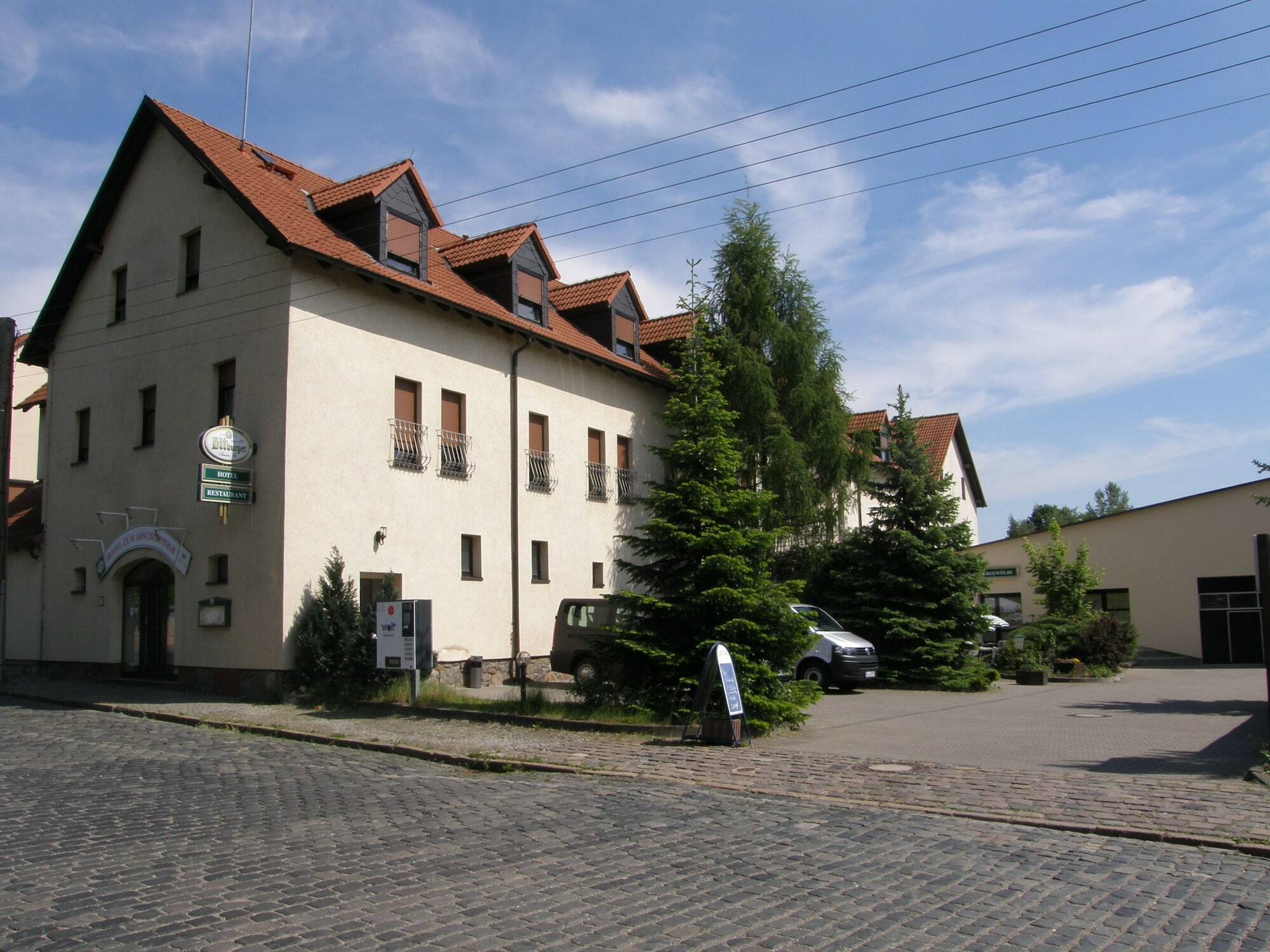 Hotel Zum Abschlepphof ไลป์ซิก ภายนอก รูปภาพ